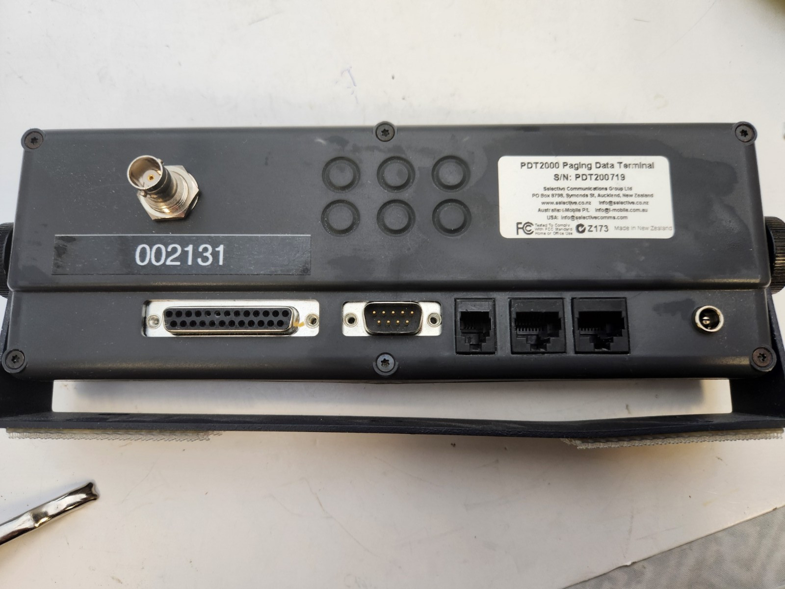 SELECTIVE COMMUNICATIONS PDT2000 Paging Data Terminal