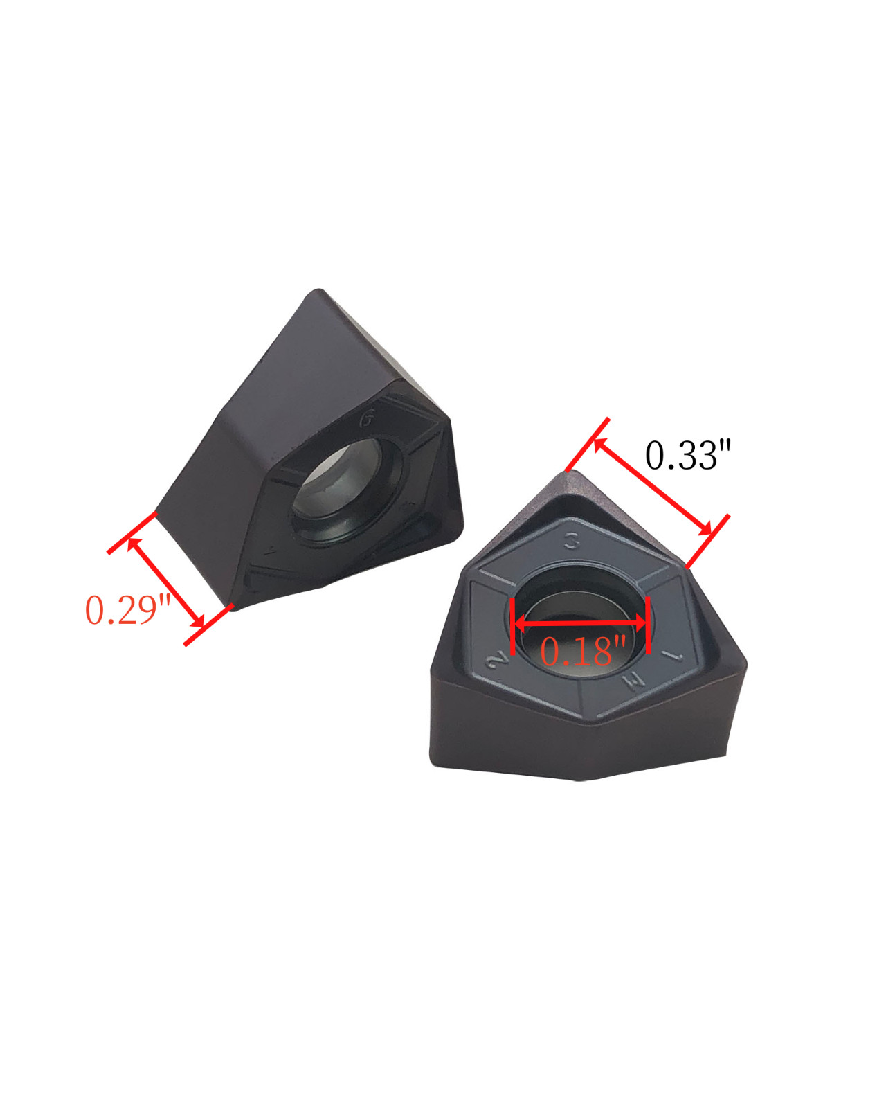 WNMU080608 Fast Feed Square Milling Grain Inserts for MFWN Milling Cutter