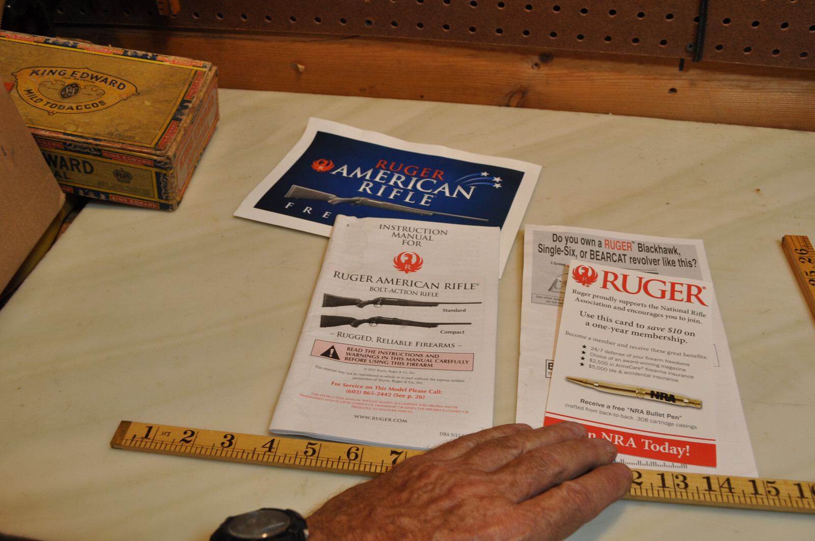 Ruger America Bolt Action Rifle  Owners Manual  / Paper Work  ,see Pictures 5/13
