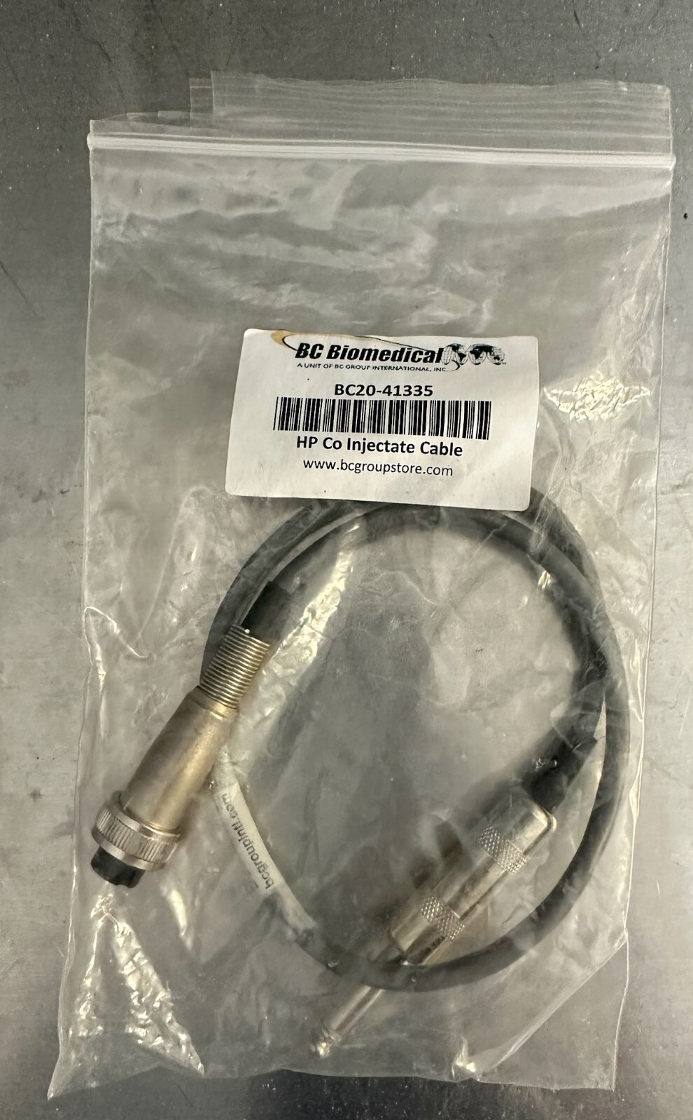 BC Biomedical BC20-41335 HP Co Injectate Cable