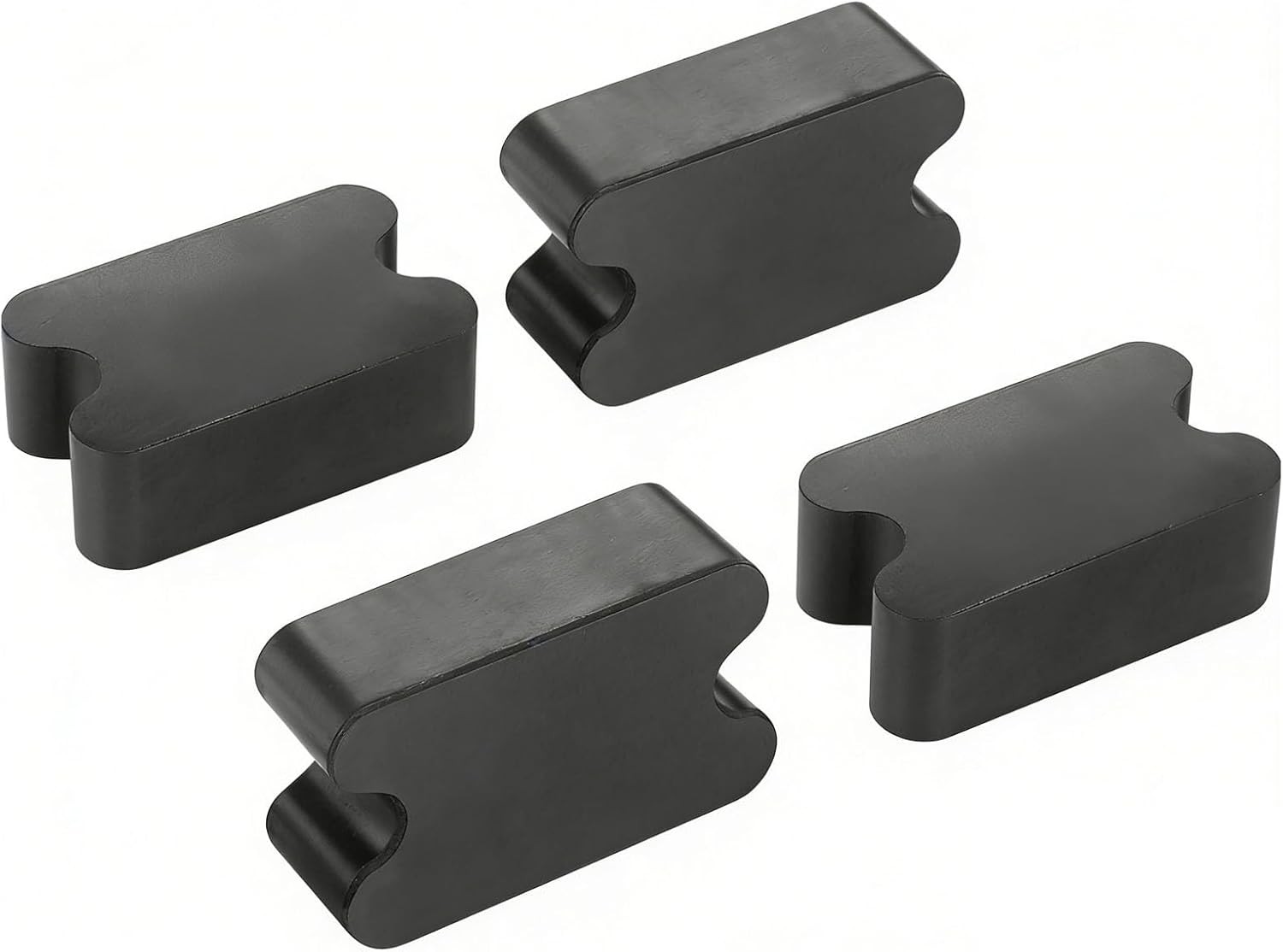 Rubber Spring Spacer 4 Pack 2.5in Thick Rear