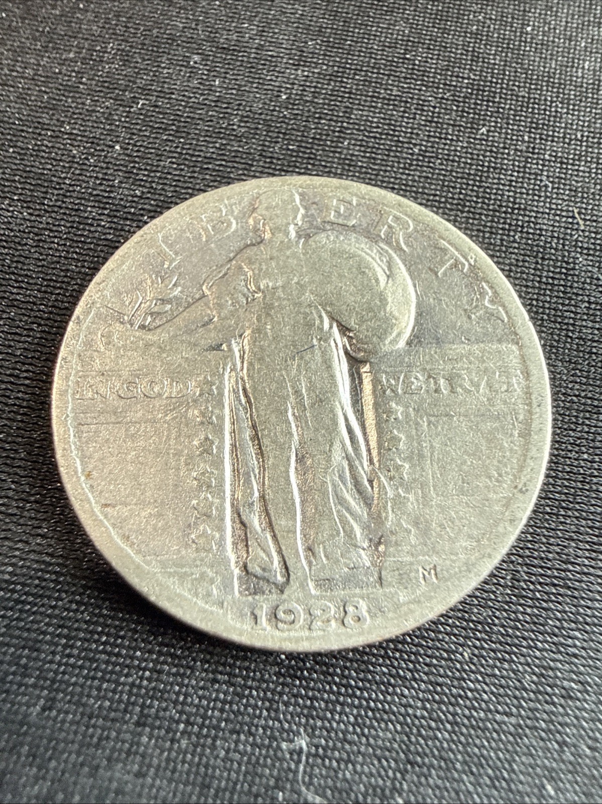 1928-P STANDING LIBERTY SILVER QUARTER ~ FINE ~ NICE COIN ~