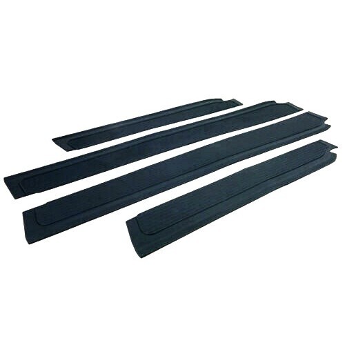 MERCEDES W110 W111 W112 BLACK DOOR SILL PLATE RUBBER COVERS