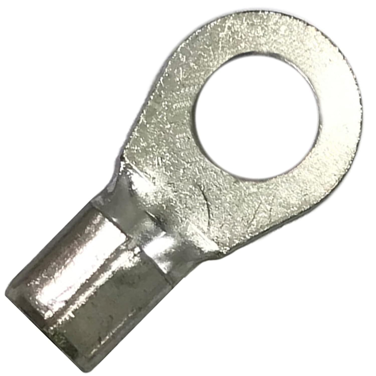 50 Pcs 6 AWG Gauge 3/8" Stud Ring Terminal Electrical Wire Crimp Connector