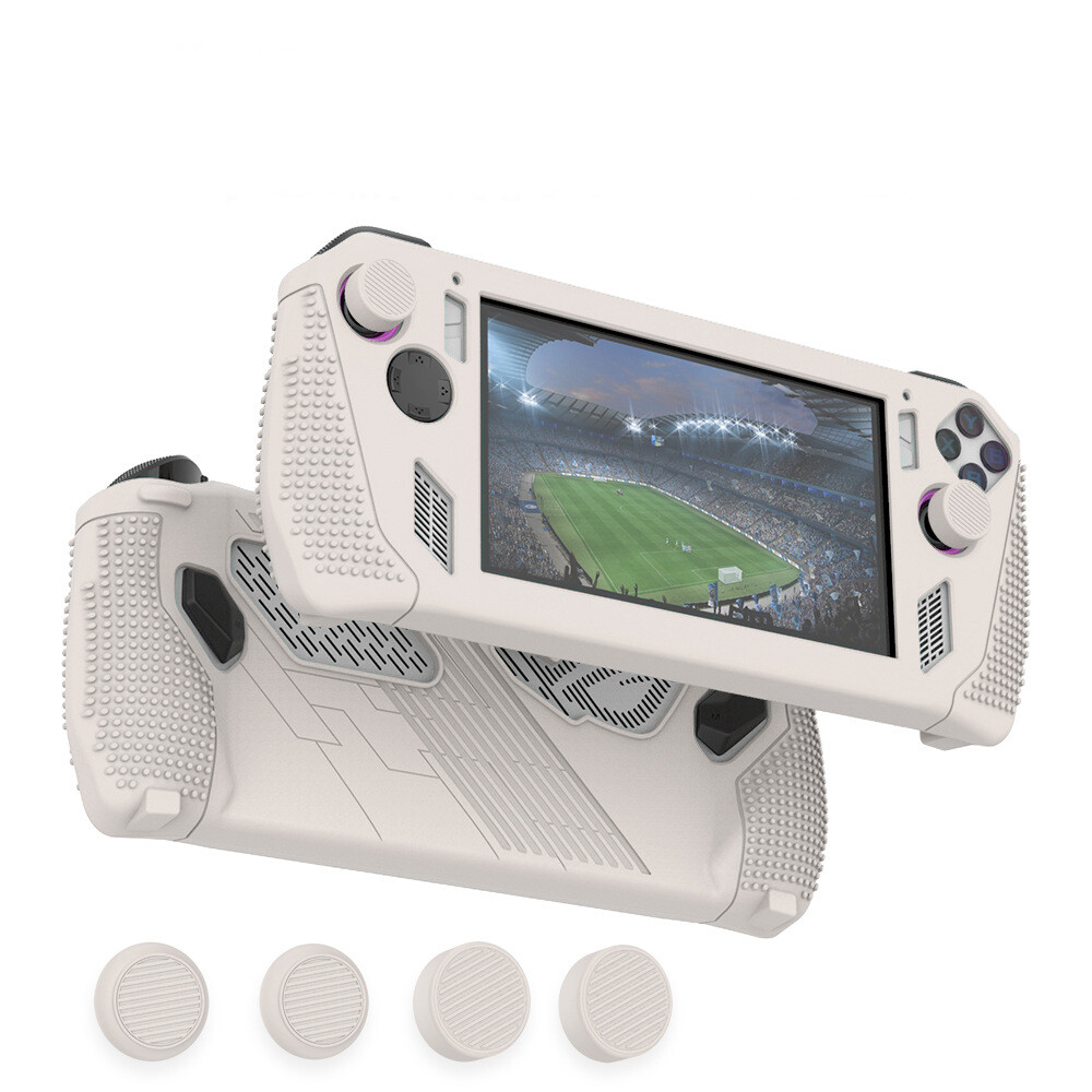 For ASUS ROG Ally Game Console Silicone Protective Cover and Four Thumb Grip Cap