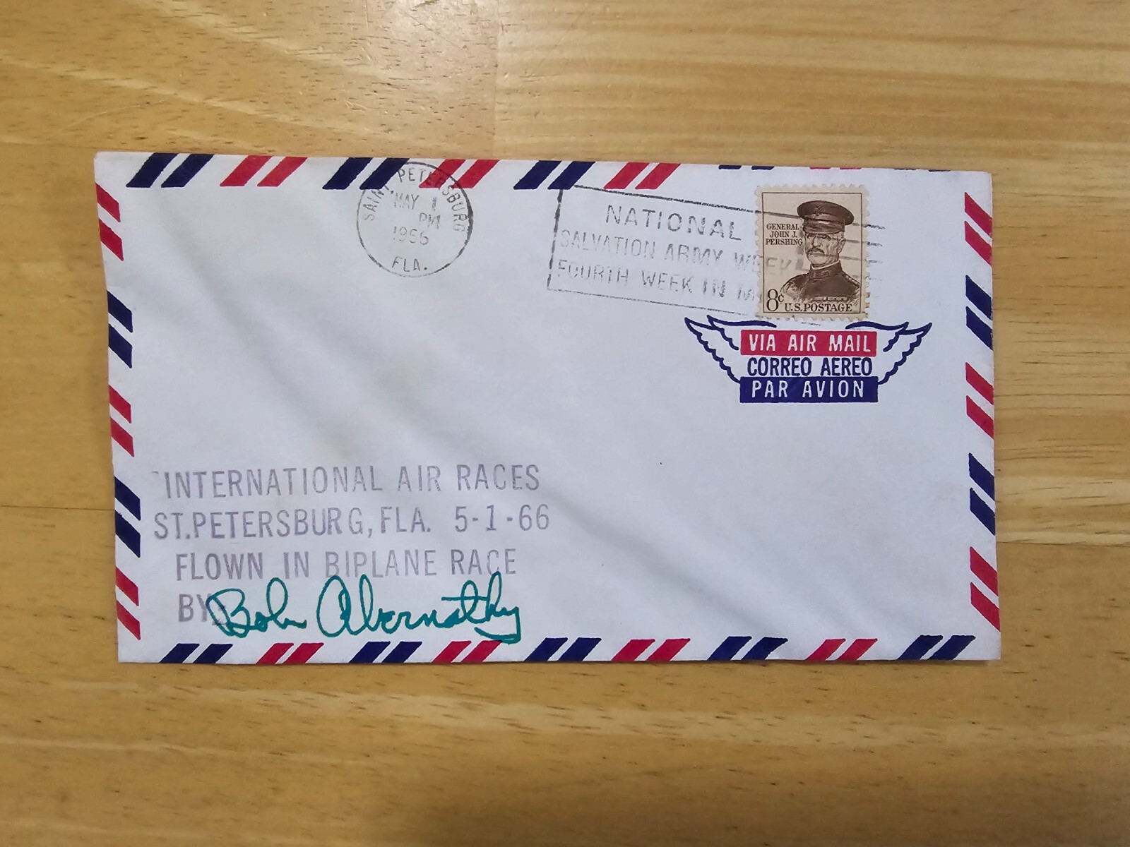 INTERNATIONAL AIR RACES ST.PETERSBURG FLA FLOWN IN BIPLANE RACE BY Bob Abernathy