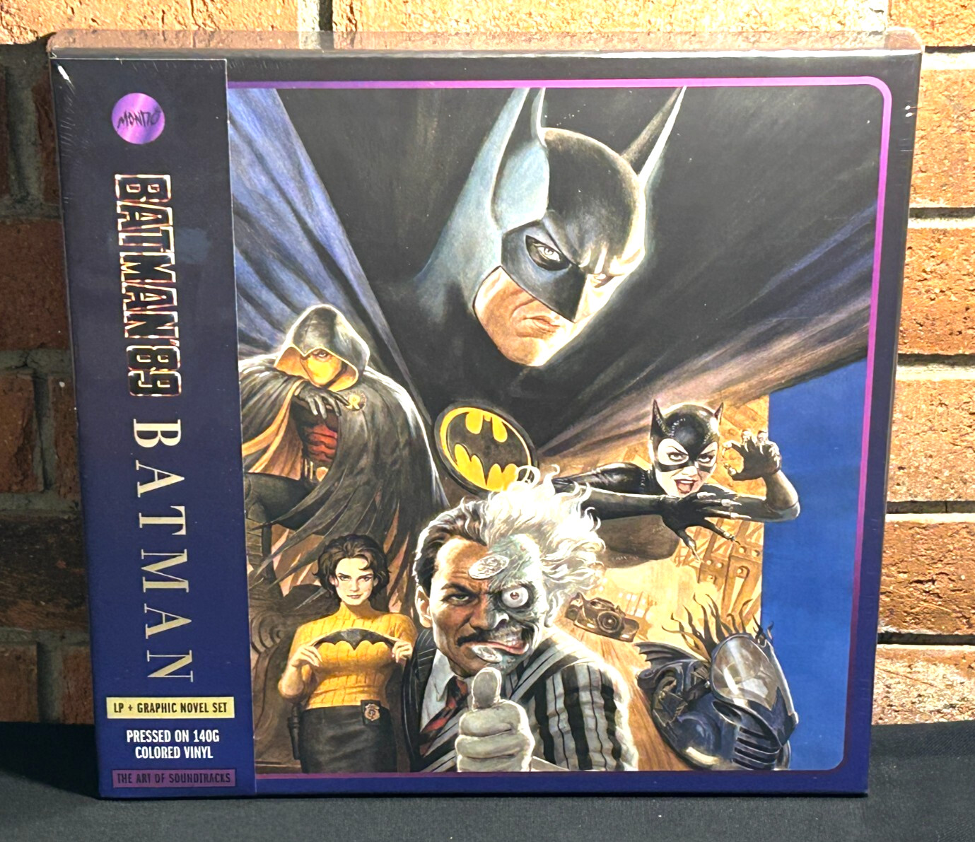 BATMAN - Soundtrack, Ltd BOXSET BATWING COLORED VINYL LP + Graphic Novel Sealed!