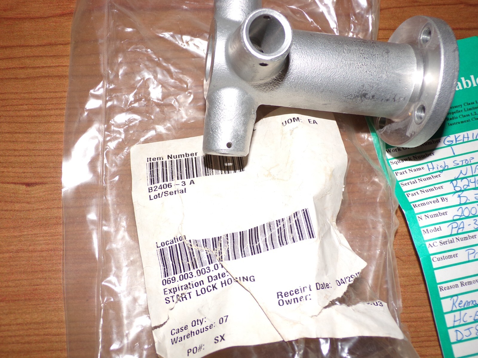 Hartzell Start Lock Housing B2406-3