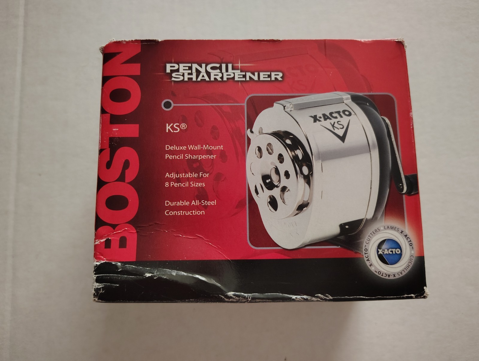 Boston Wall Mount Manual Pencil Sharpener X-Acto