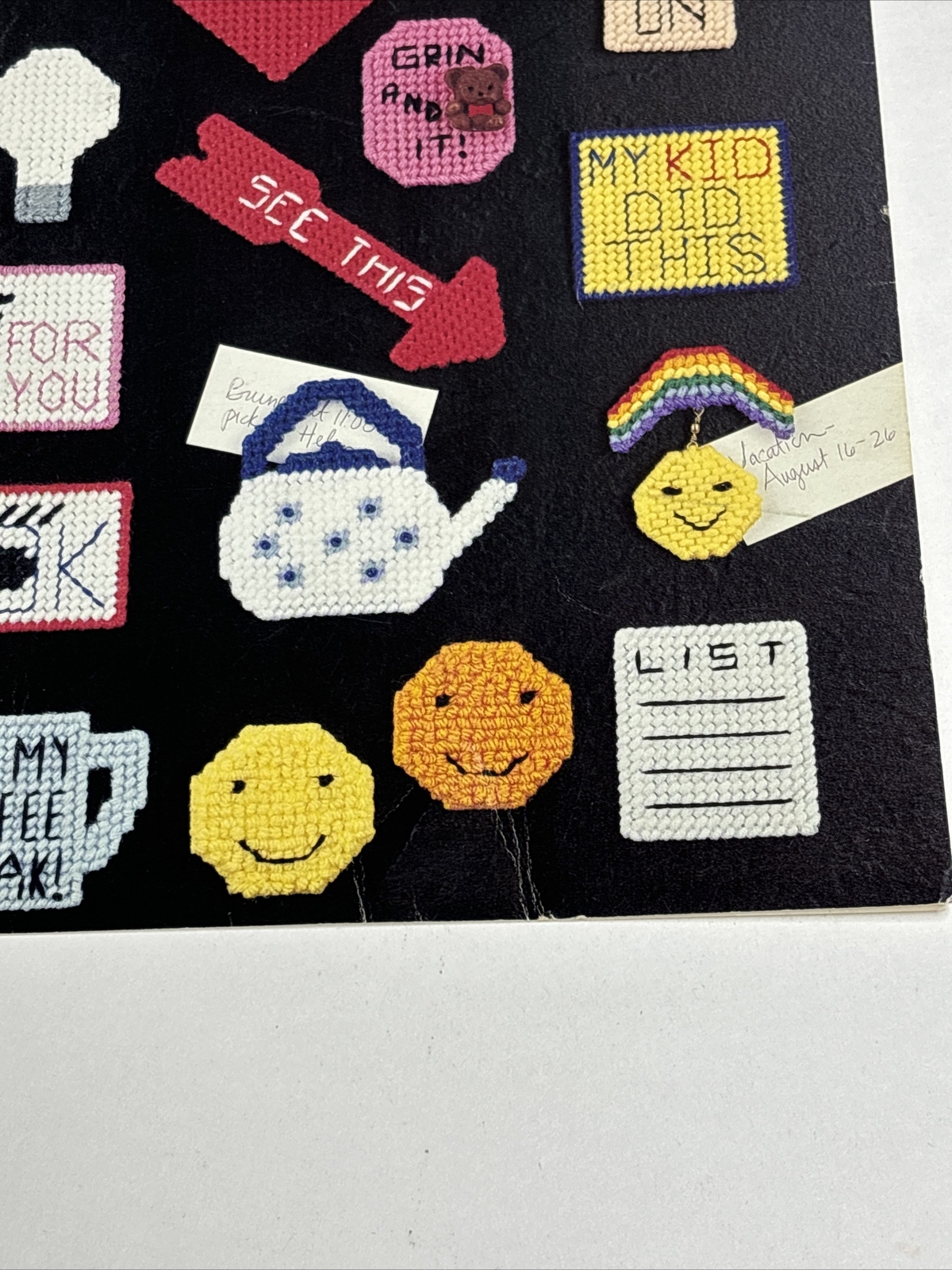 Leisure Arts Noteworthy Magnets Leaflet 1307 Plastic Canvas Pattern
