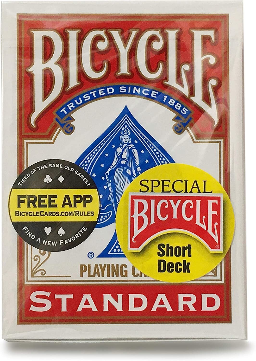 Bicycle SHORT DECK RED Playing Cards Make your own Svengali Magic Tricks Sealed