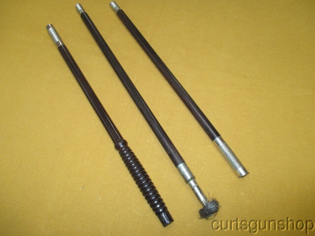 Vintage Wooden Shotgun Three Piece Cleaning Rod High Quality