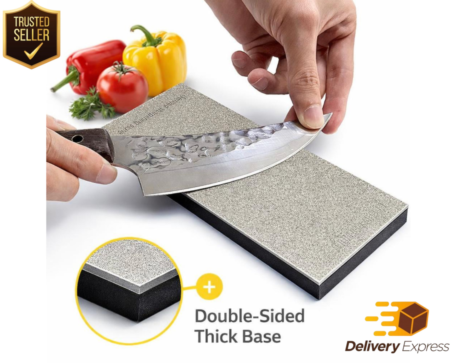 Diamond Sharpening Stone Knife Plate Precision Tool Multiple Grit Thickened Bar