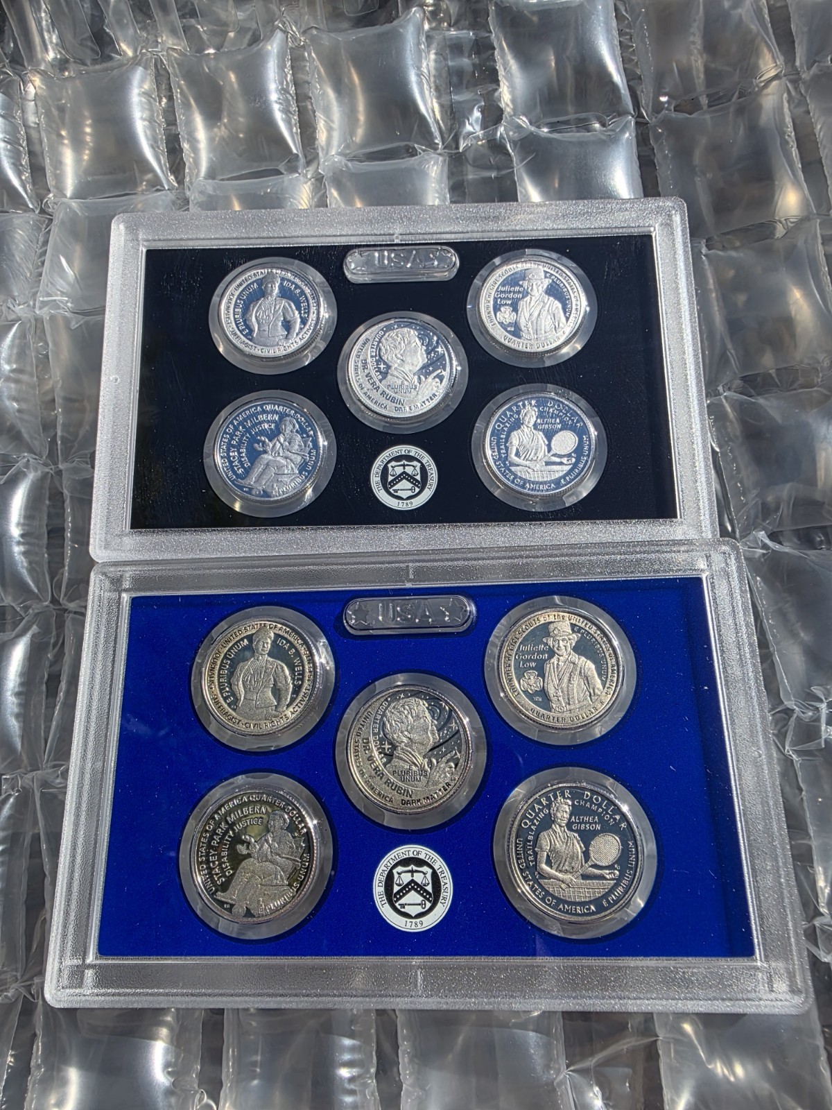 10 Coin 2025 Women's Silver Proof Quarters Set Clad & Silver  San Francisco %