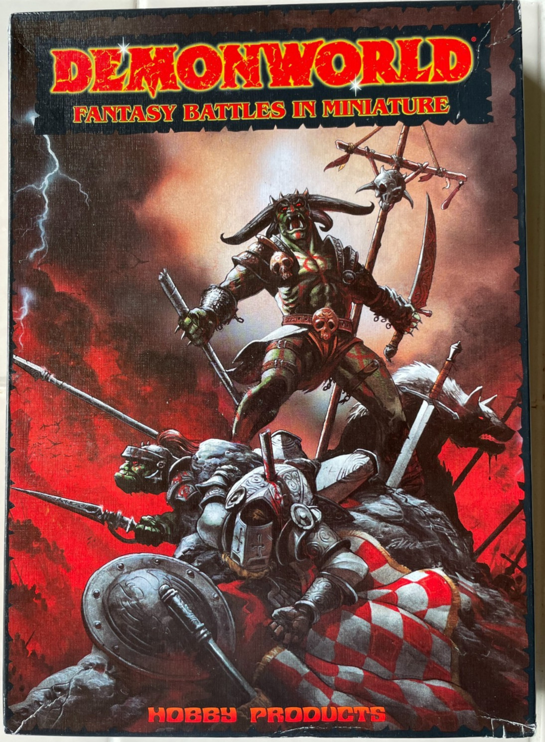 DEMONWORLD: Fantasy Battles in Miniature Core Set OPEN BOX COMPLETE UNPUNCHED