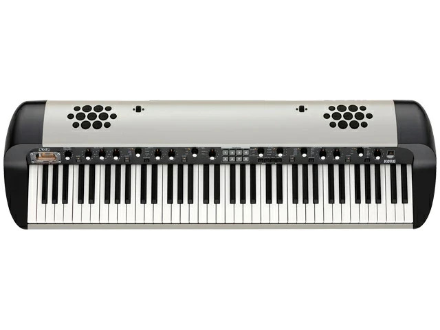 Korg SV-2S 73 Stage Piano Electronic Keyboard 73keys w/pedal music white