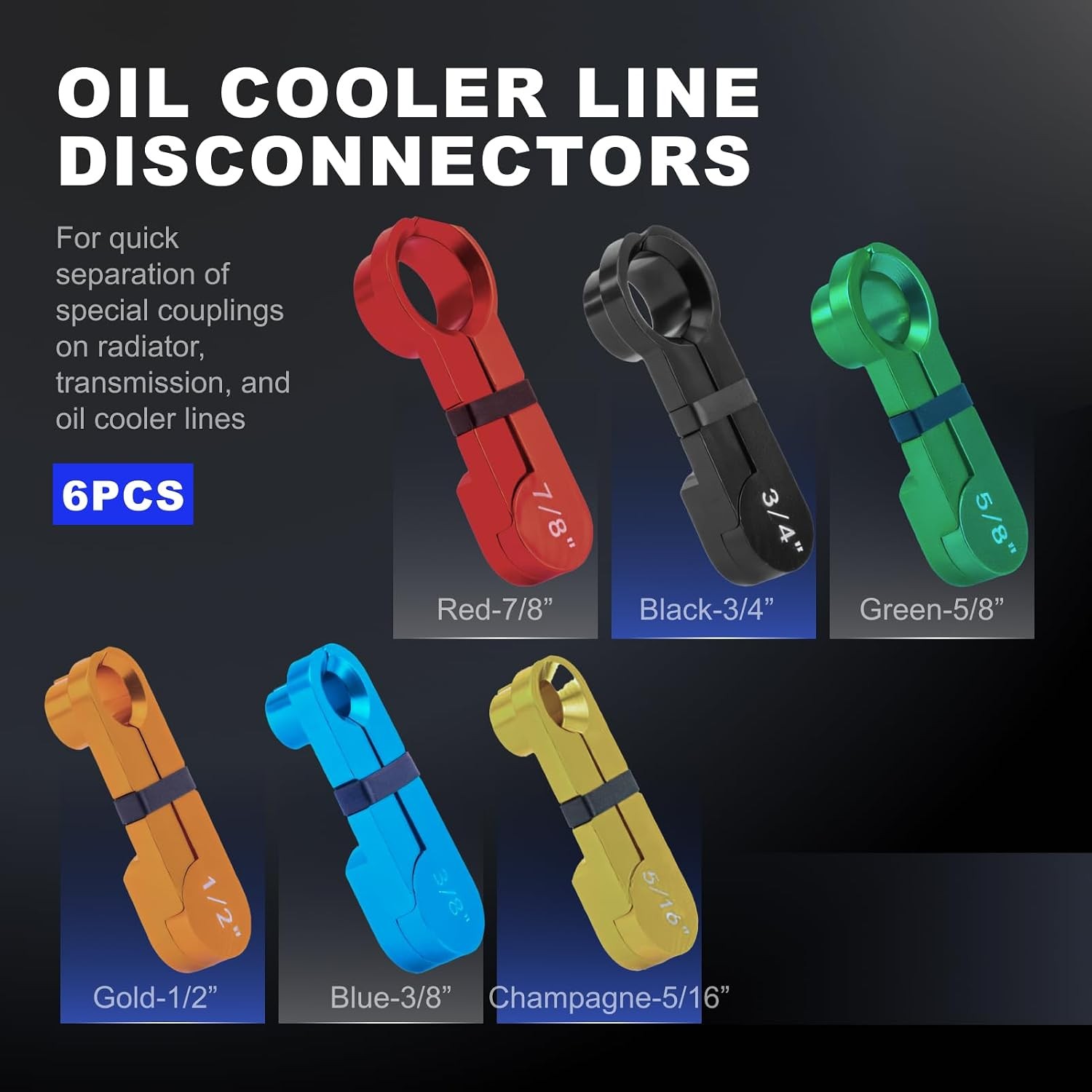 Master Quick Disconnect Tool Set, 22pcs Premium Fuel Line Disconnect Tool Set