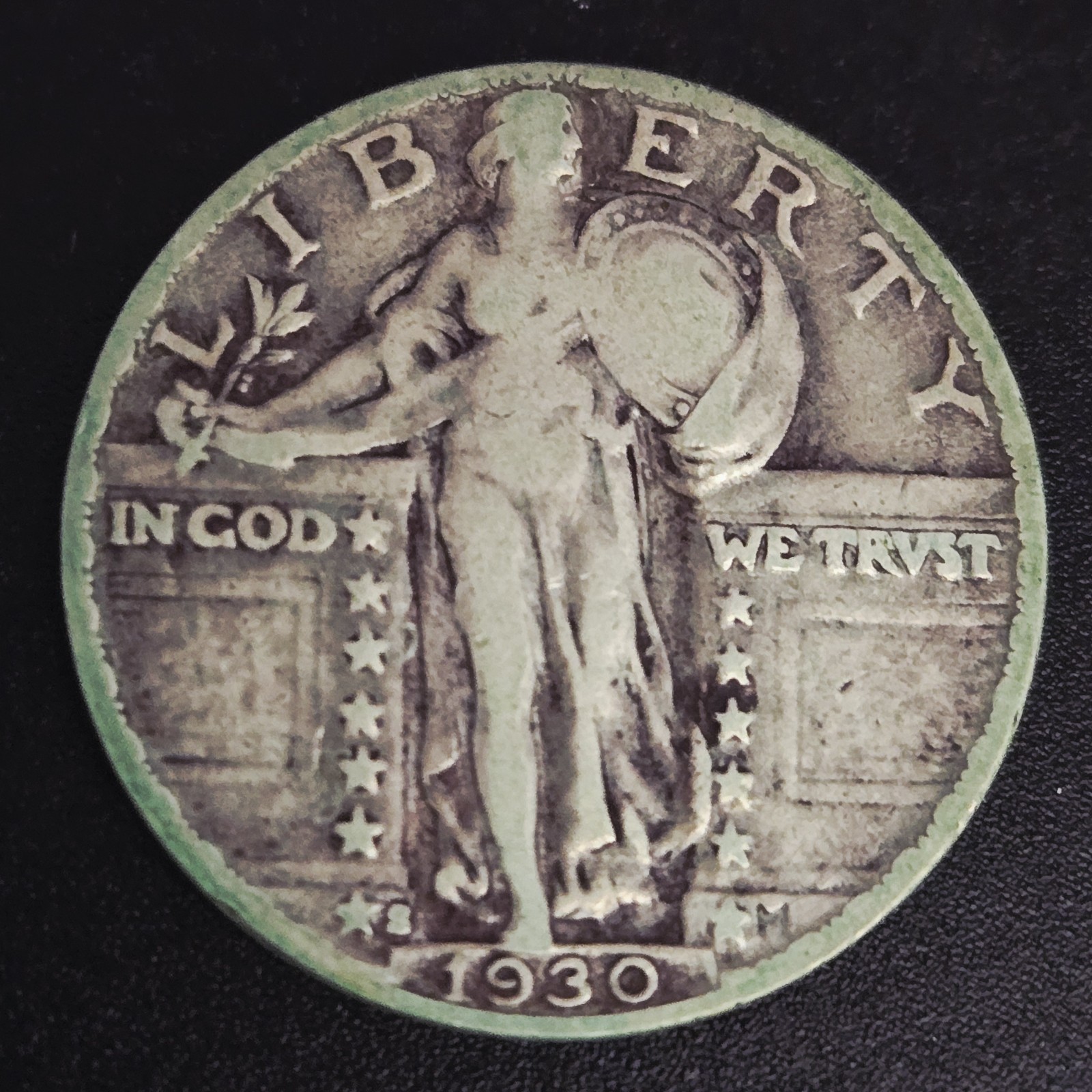 1930-S Standing Liberty Silver Quarter 90% Silver