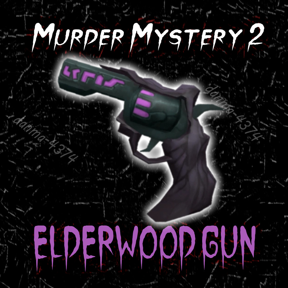 Murder Mystery 2 Elderwood Revolver - MM2 Godly
