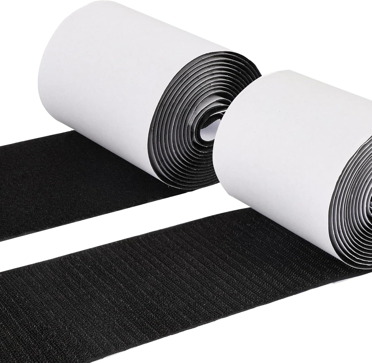 COCOBOO 4 Inch X 9 Feet Hook and Loop Tape for Couch Cushions, Strips with Adhes
