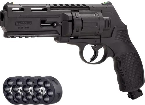 Umarex T4E TR 50 Gen 2 CO2 Paintball Marker Revolver .50 Cal, 380 FP (FVS035369)