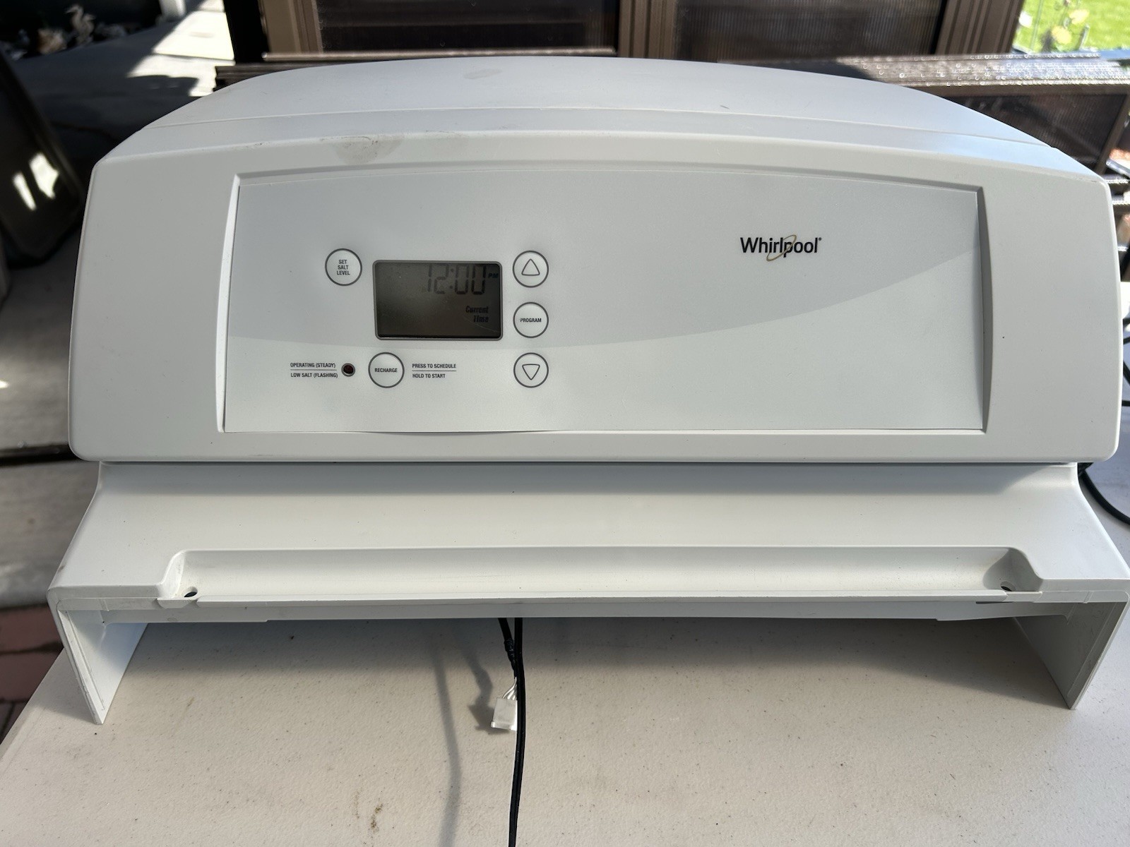 Genuine Whirlpool WHES30 Water Softener Control Unit, Faceplate & Power Supply