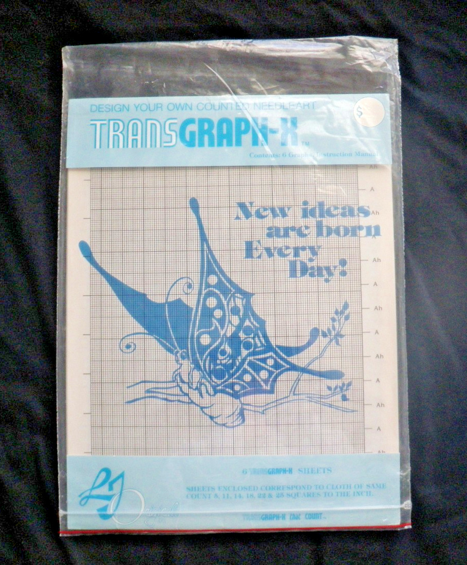 6 TRANSGRAPH-X SHEETS by LJ ORIGINALS Convert Photos & Drawings into Needleart