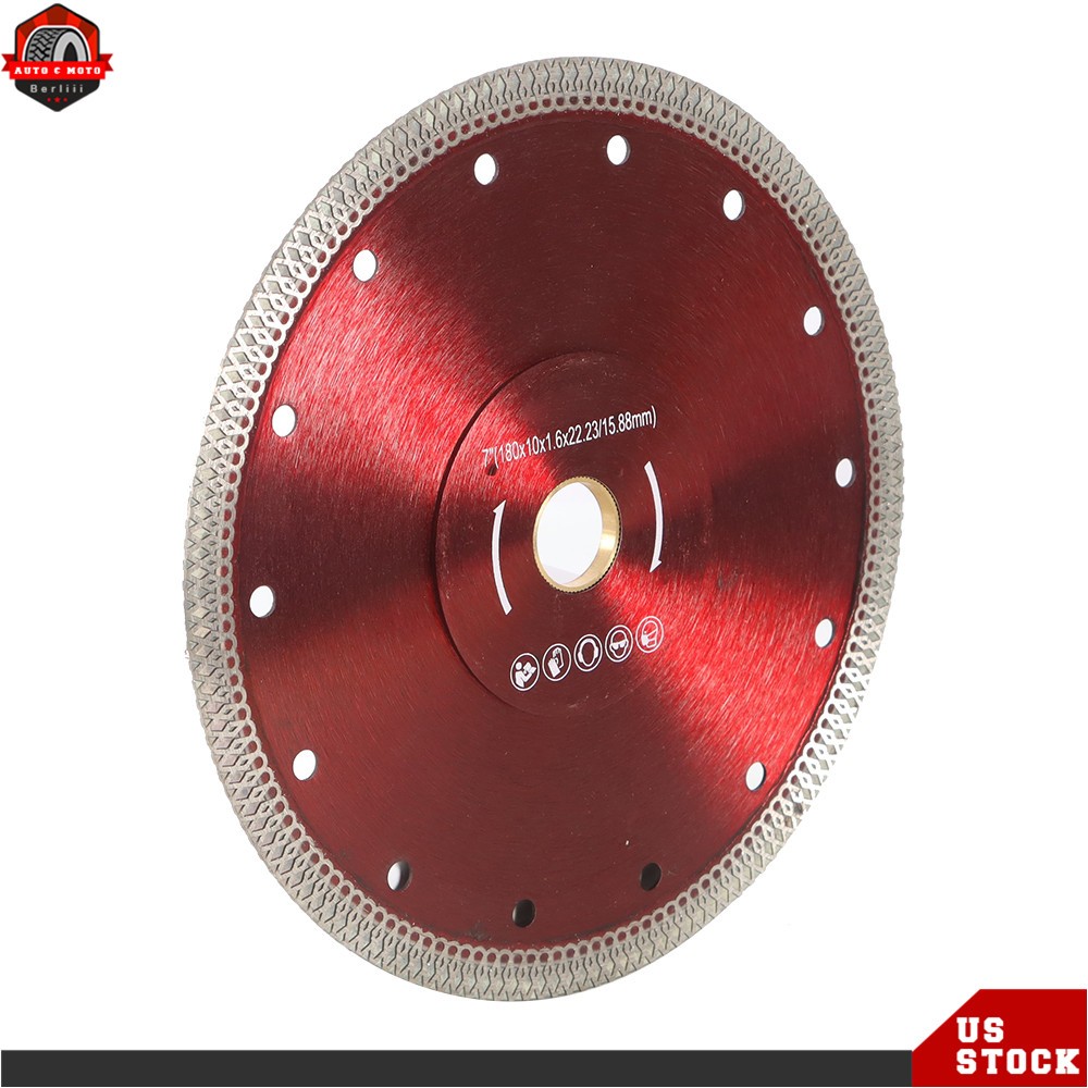 2Pack 7Inch Super Thin Diamond Porcelain Cutting Blade Tile Blade For Cutting