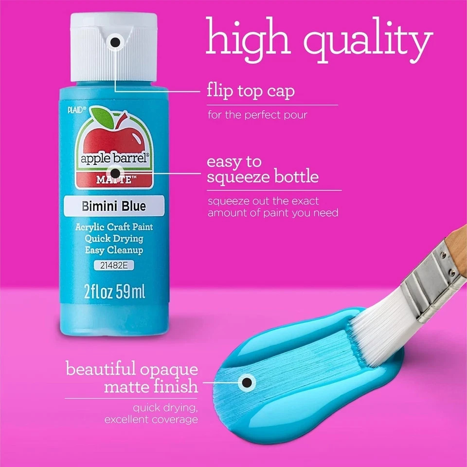Apple Barrel Pink Eraser Paint