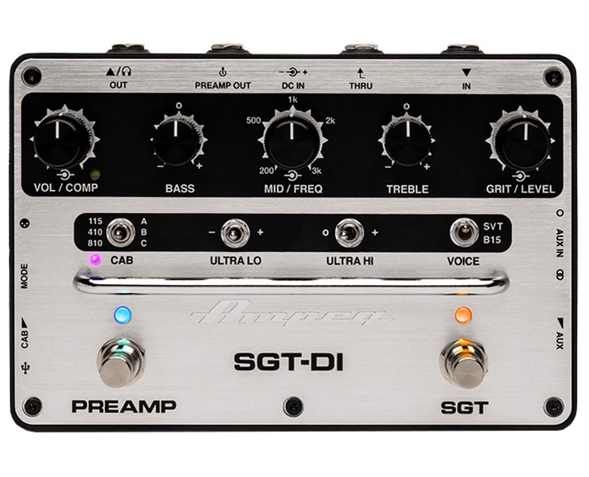 Ampeg SGT-DI PreAmp / DI Box with IR Loader and Cab Simulator