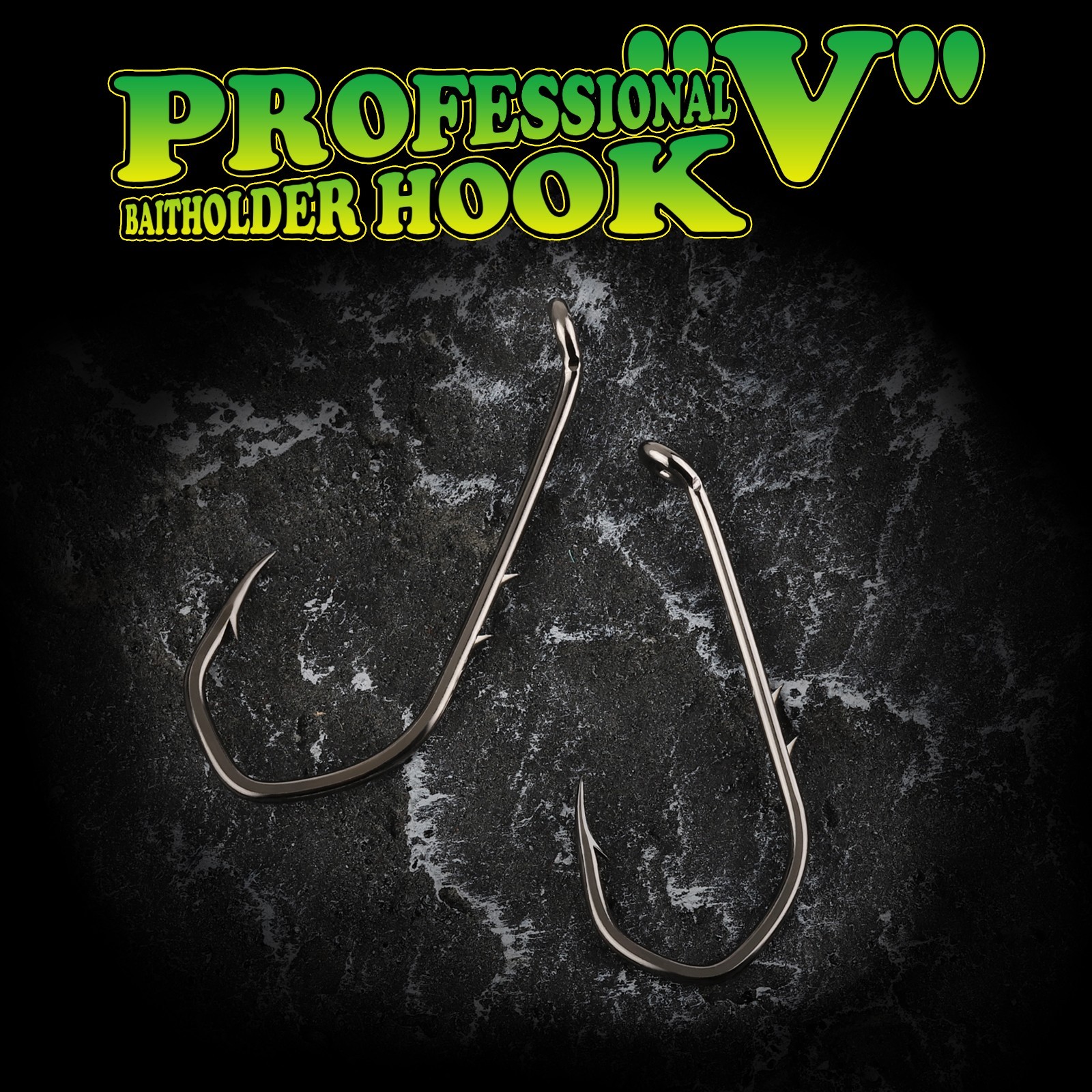 70pcs 5/0 Bait Holder Hooks Offset Point Long Shank Barb Catfish Saltwater Hook