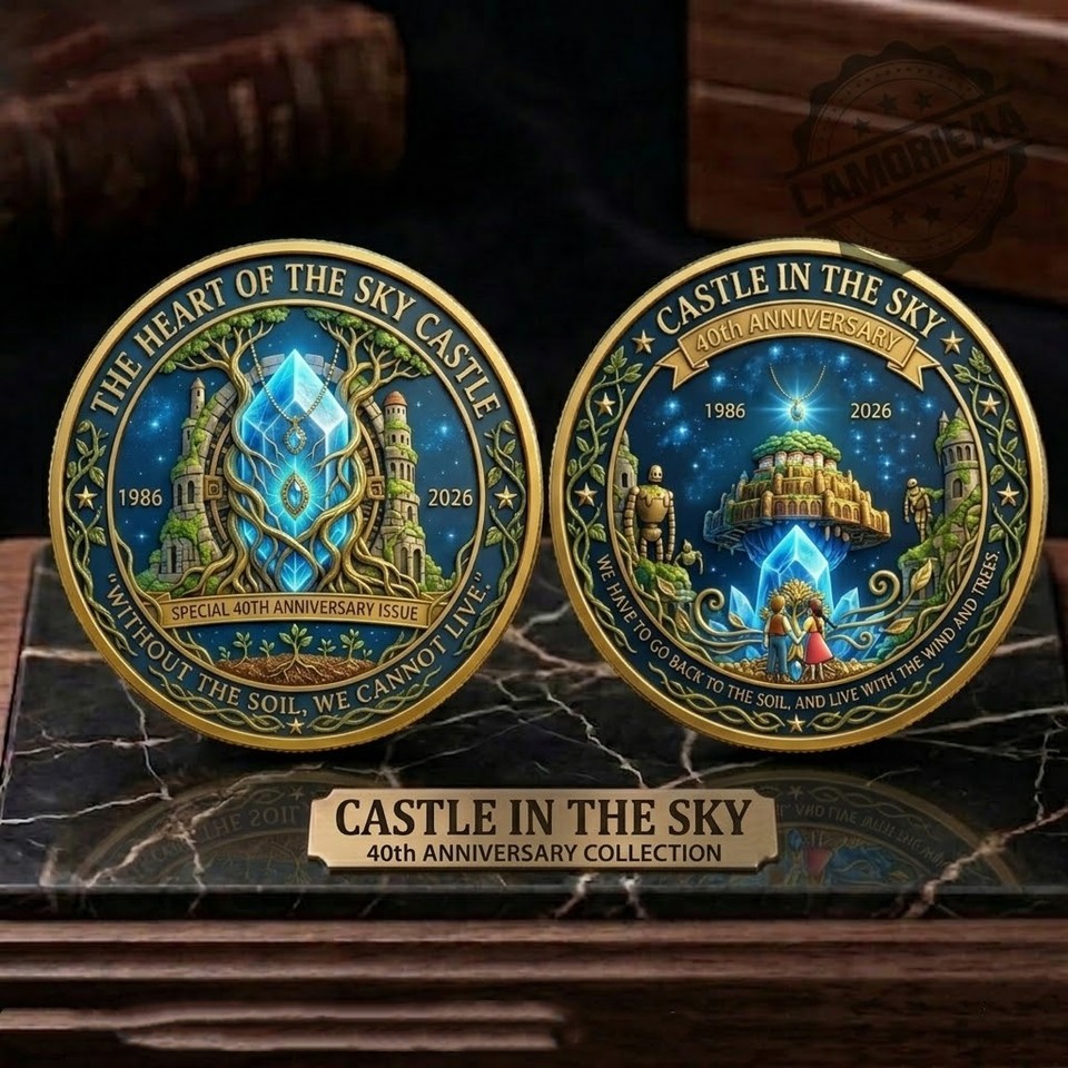 Legend Of Zelda Castle In The Sky 40th Commemorative Coin CB0360