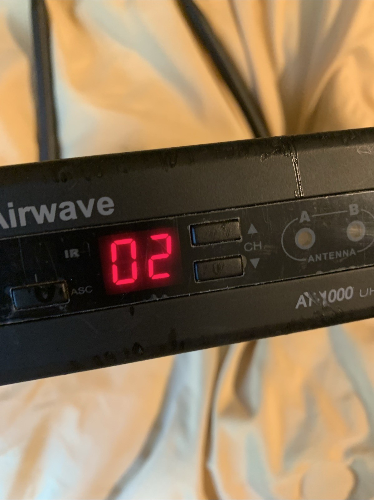 Airwave Technologies AT-1000 UHF PLL Diversity Wireless Microphone Receiver ONLY