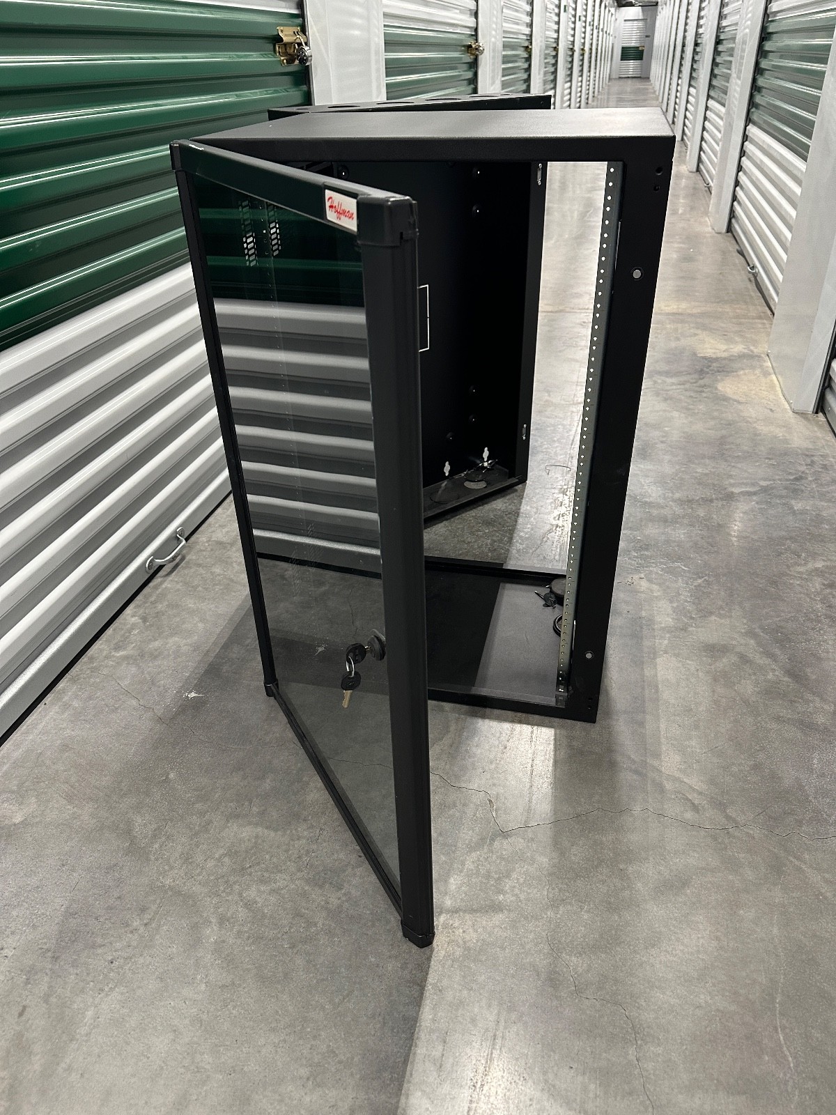 Hoffman Wall-Mount Double-Hinged 19U Rack USED eWMW362418 - Clean/Great Shape