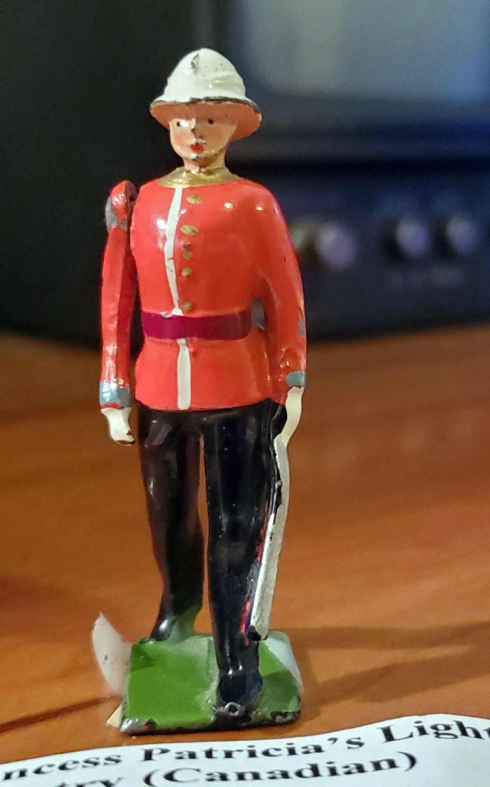Metal vintage toy figure Princess Patricia's Light Canadian Infantry