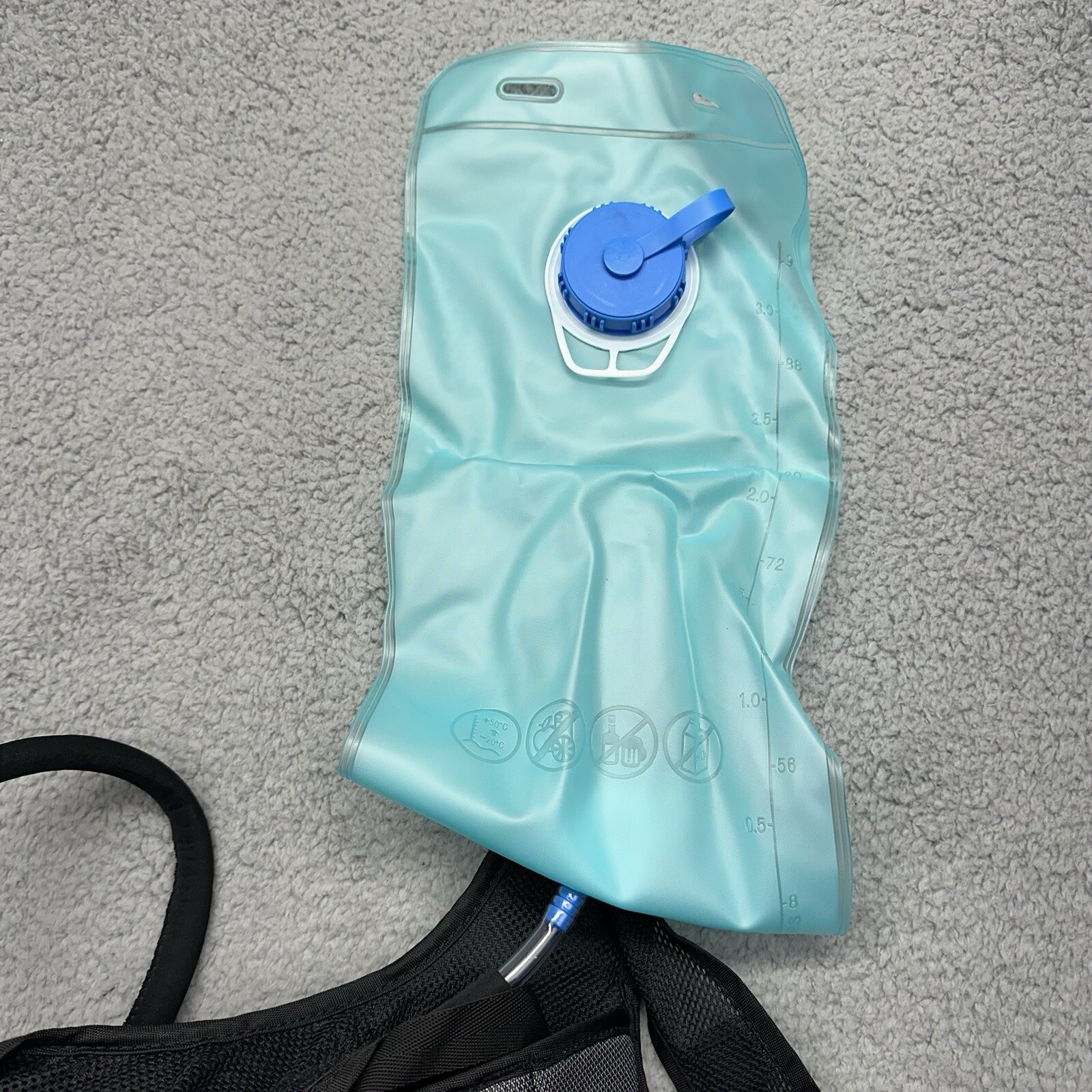 Camelbak Hydrobak Hydration Backpack Black & Grey w/ Reservoir (Tip Sealed)