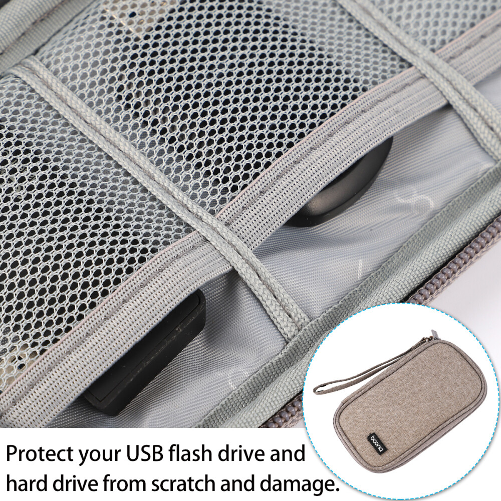 Storage Bag for USB Flash Drive Electronic Accessories Organizer Storage Holder