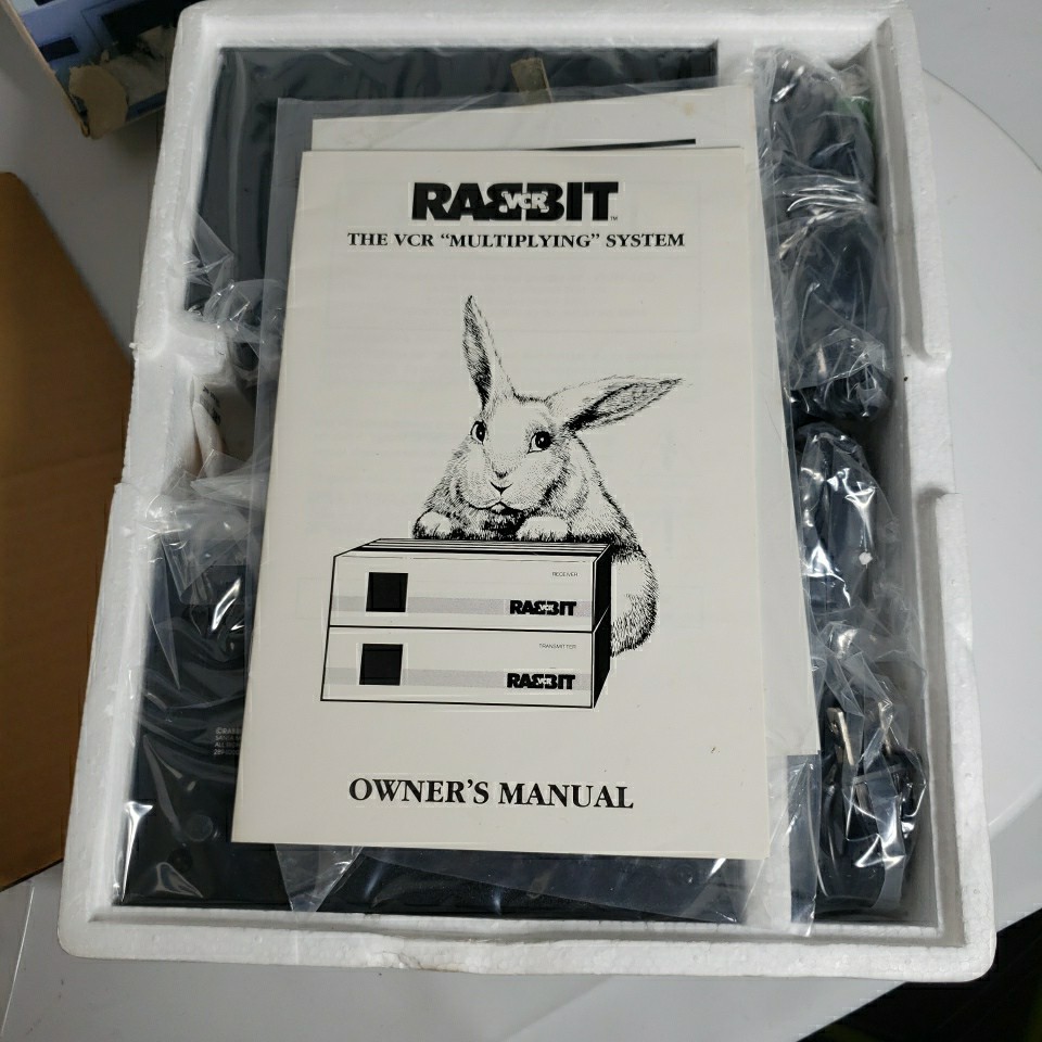 NOB Vtg. Rabbit VCR Multiplying System Model TR-7000, Appears It's a Failed Gift