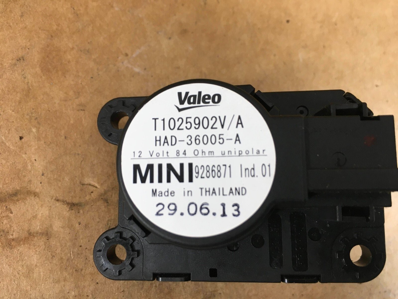 2014 MINI COOPER COUNTRYMAN AIR DISTRIBUTION ACTUATOR SERVO 9286871 OEM .