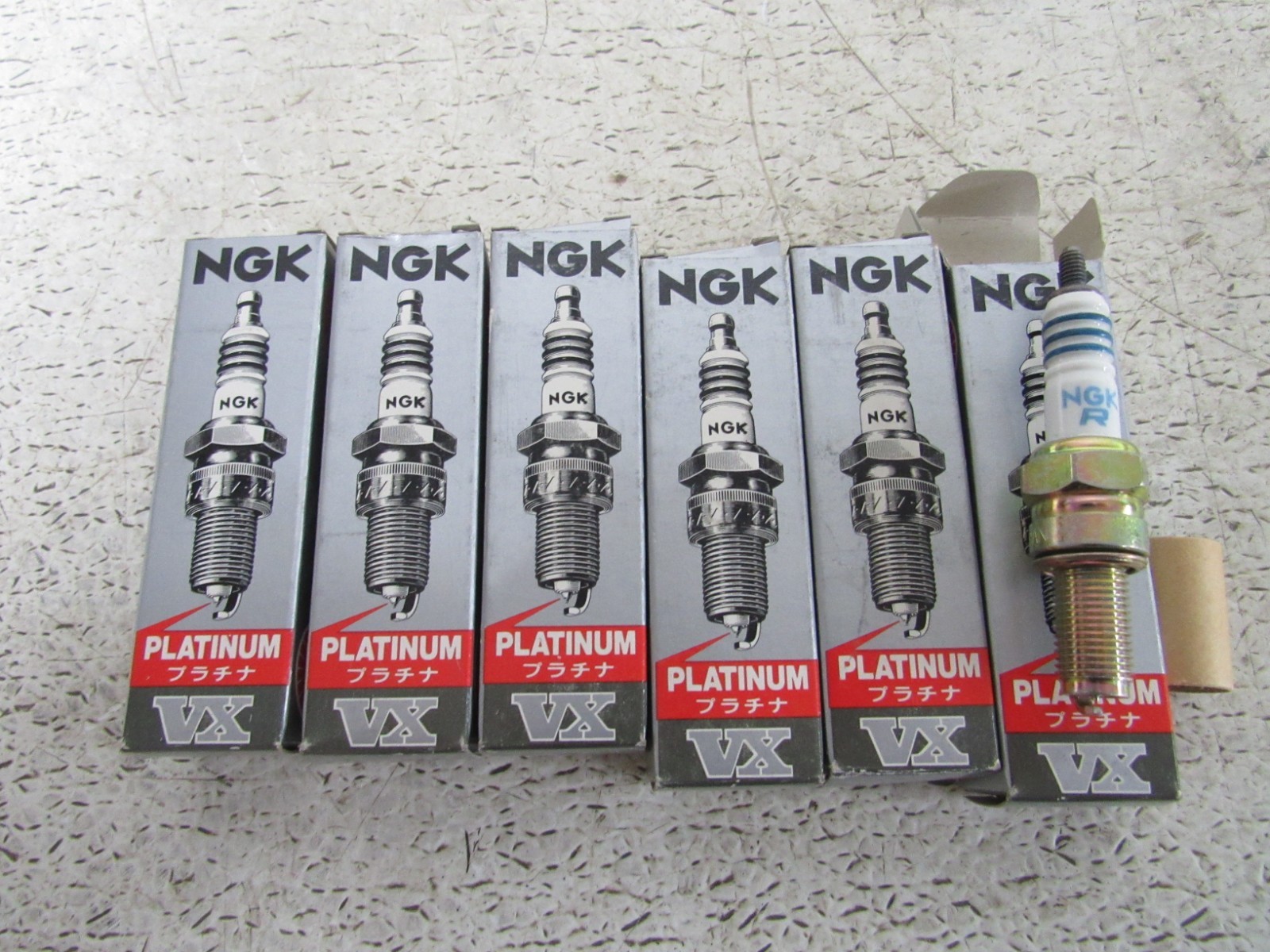NGK CR8EVX SPARK PLUGS SET OF 6 PLATINUM 116#DD18