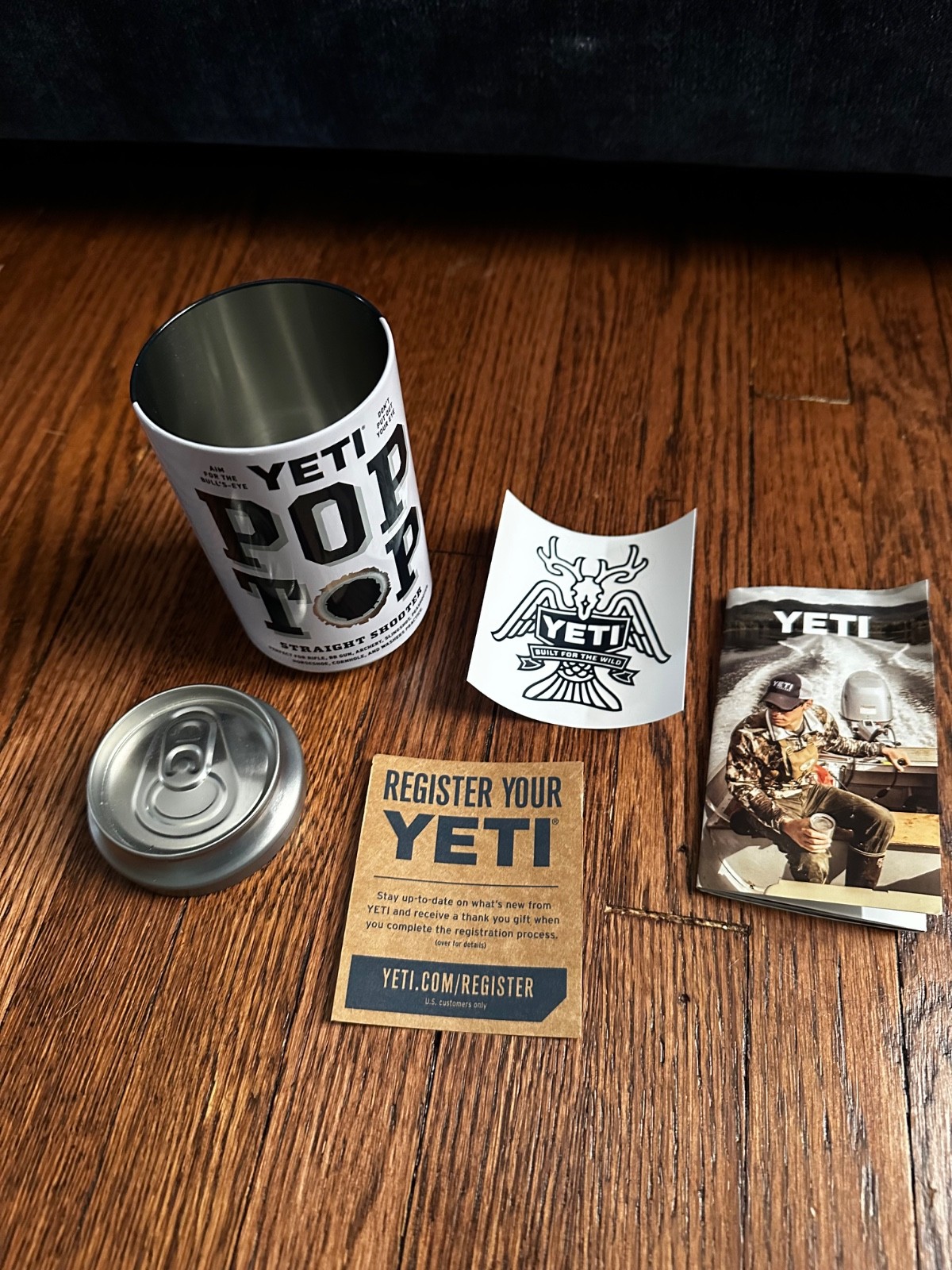 Yeti Pop Top Straight Shooter  3 Of 4 Target Can Storage Removable Top Sticker