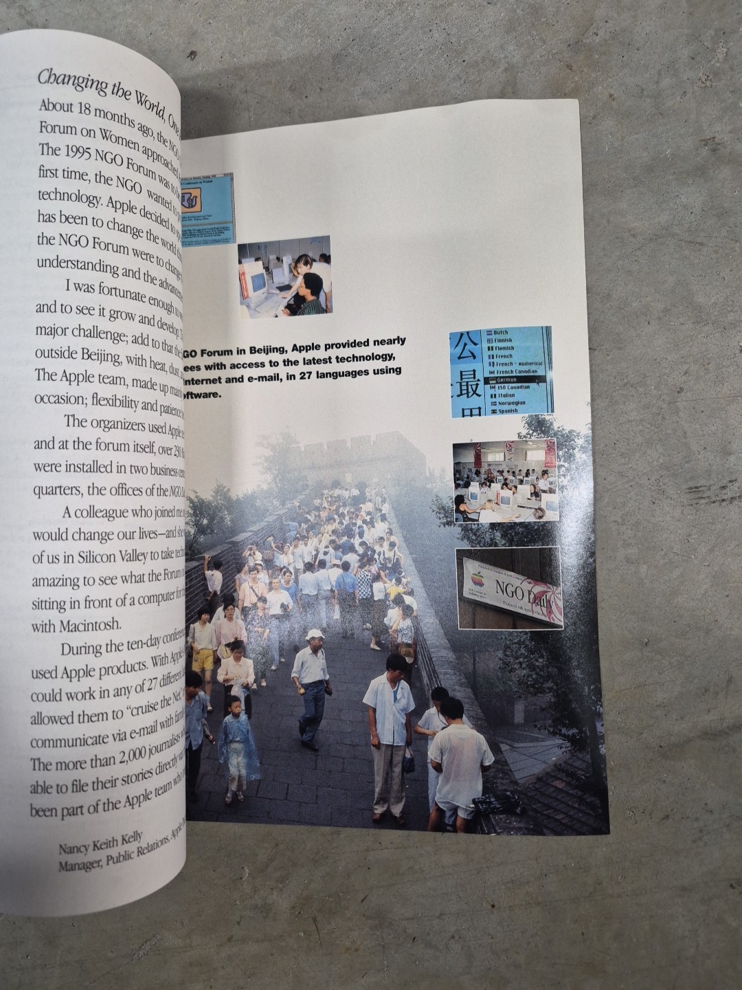 Apple Computer Inc. Annual Report 1995 Original Book - Vintage