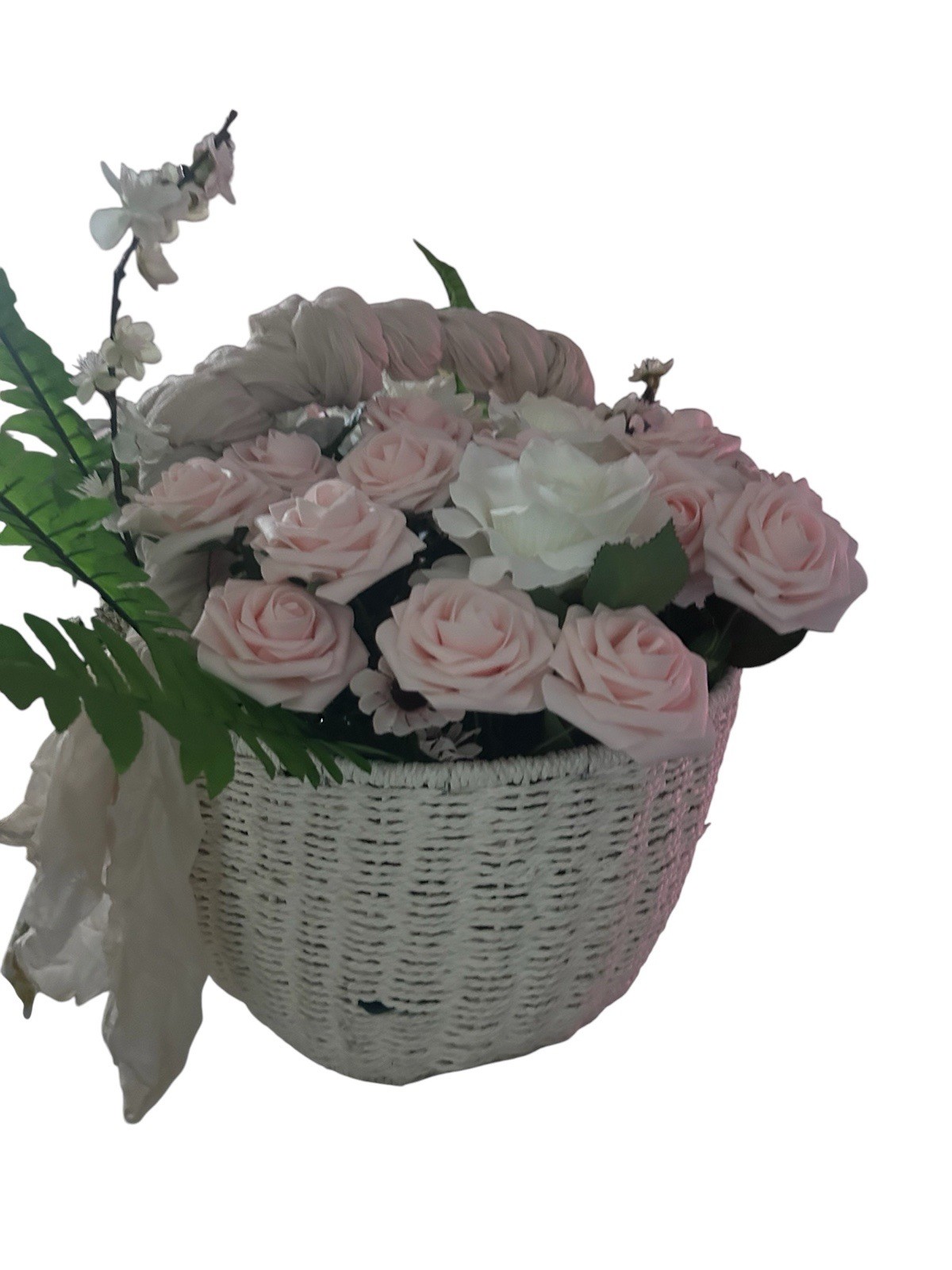 Canasta Con Rosas