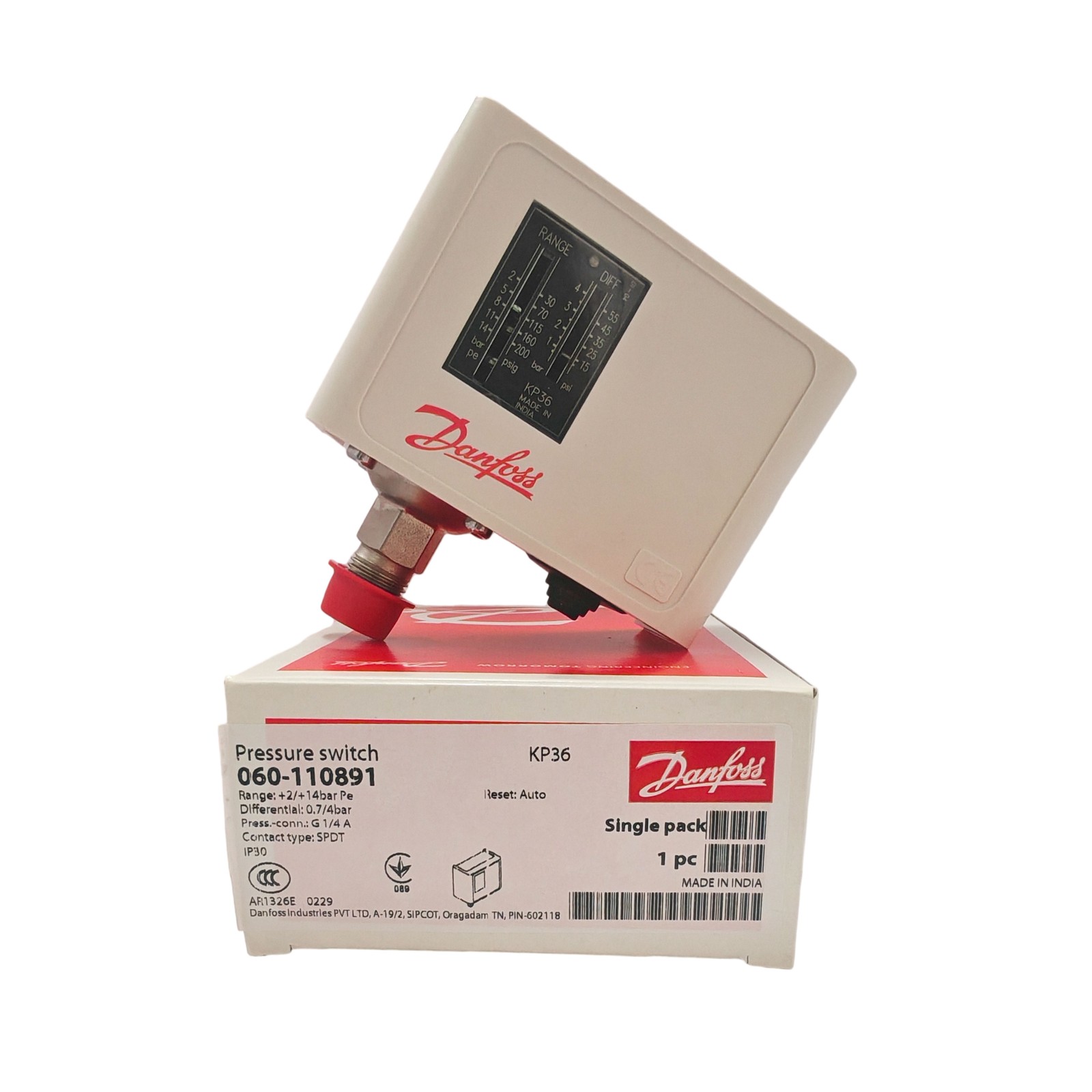 DANFOSS KP36 060-110891 Pressure Switch New