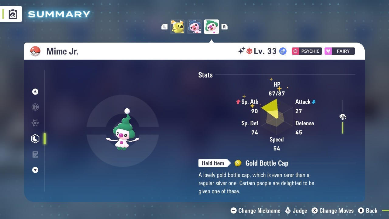 Pokémon Legends: Z-A Shiny Mime Jr. 6iv ✨Max EV✨ ALPHA