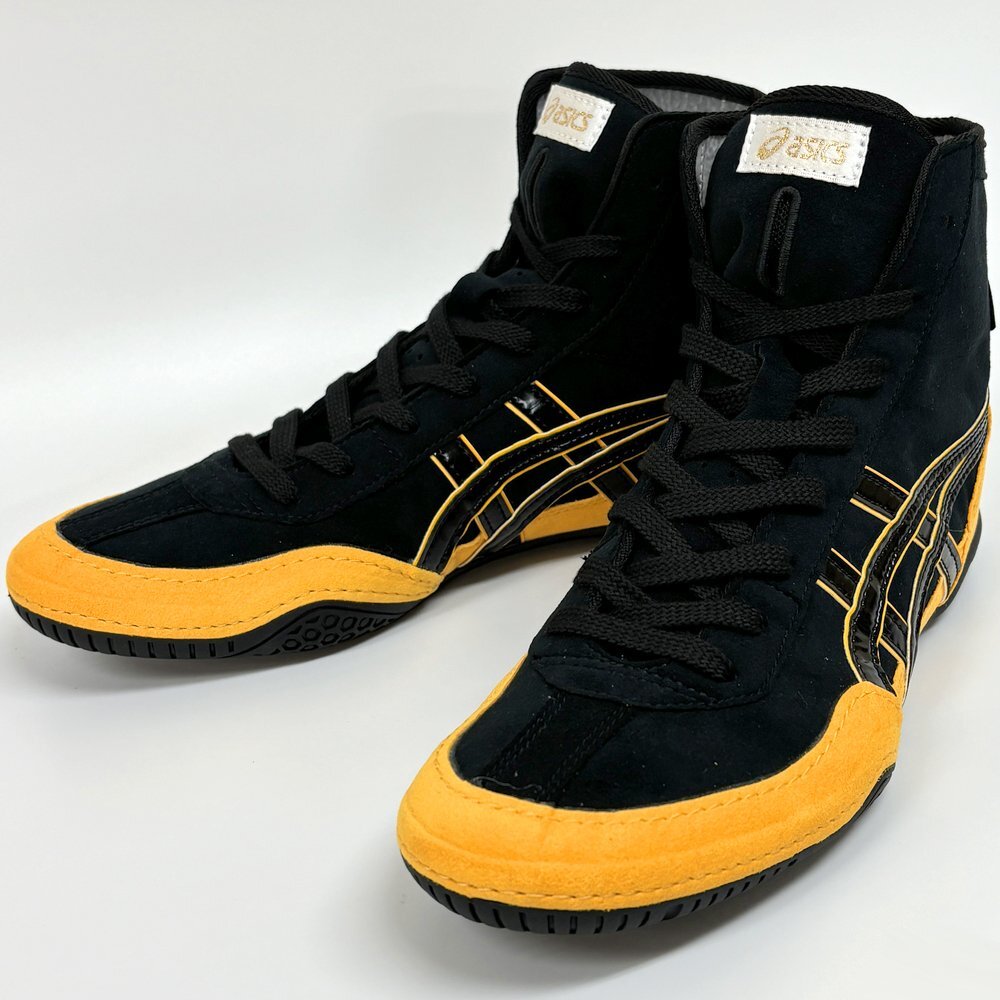 ASICS Wrestling Boxing Shoes EX-EO (Successor to TWR900) Black x Yellow