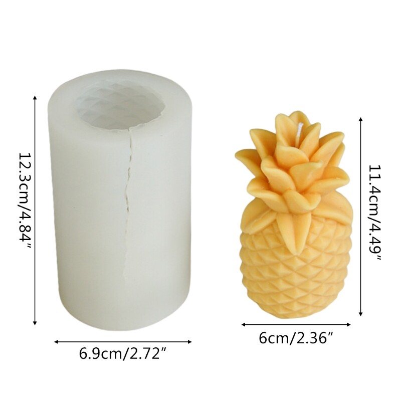 3D Pineapple Silicone Mold for Baking Chocolate Cake Mould Making