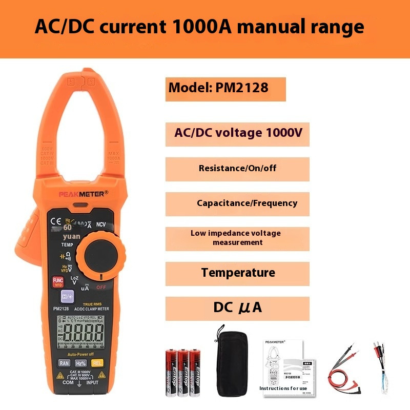 Multimeter Digital Clamp Meter Professional Current Tester