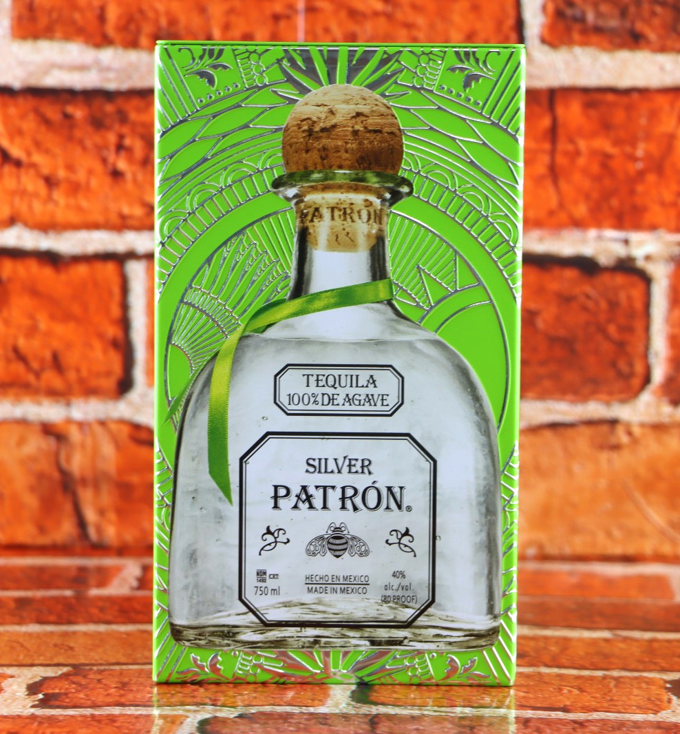 Silver Patron Limited Edition 750ml Case Box Only (GREEN)