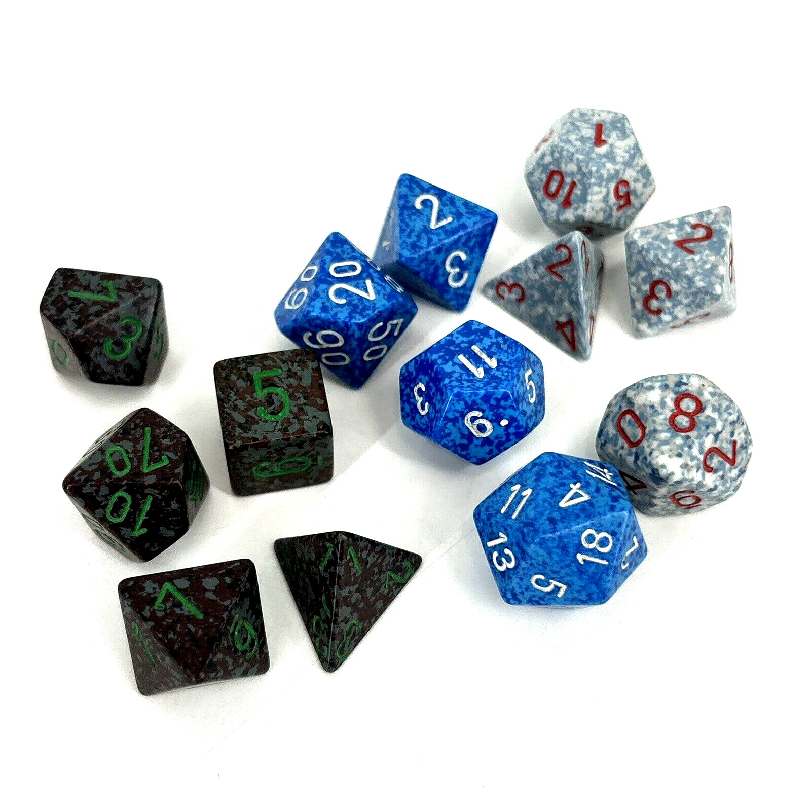 Lot Of OOP Chessex Elemental Air Earth Water 25310 25300 25306 RPG D&D